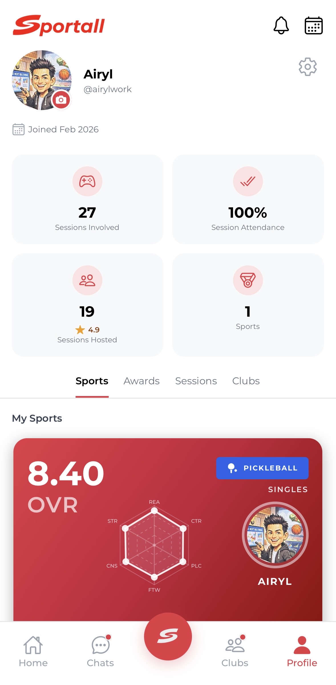 Build your profile screen 1